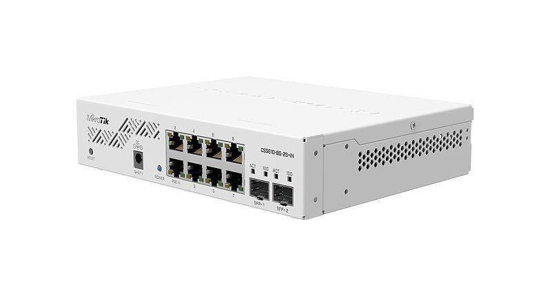 Kommutaator MIKROTIK CSS610-8G-2S+IN 8 porti Gigabit 2xSFP+