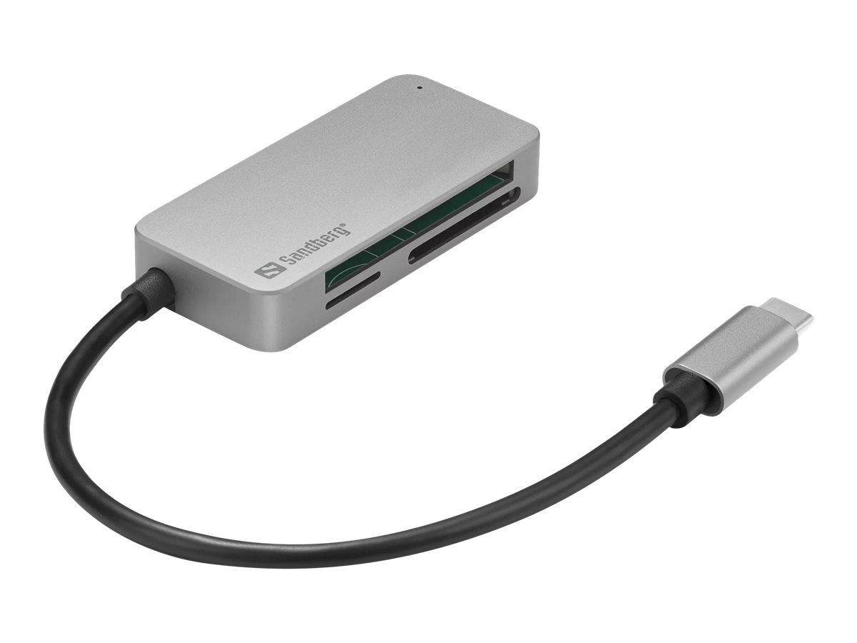 SANDBERG USB-C mitmik-kaardilugeja Pro