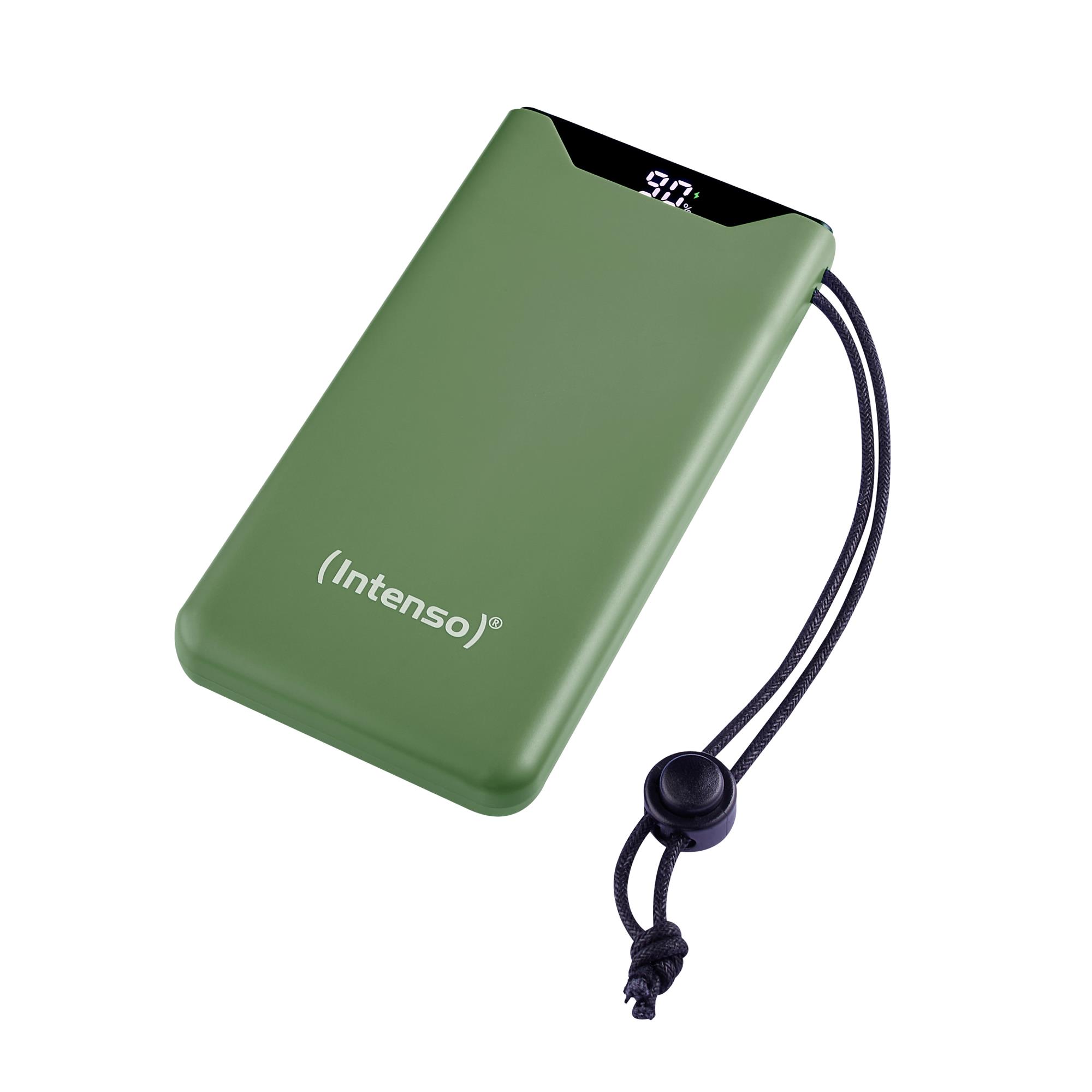 Akupank USB 10000mAh QC3.0 roheline Intenso