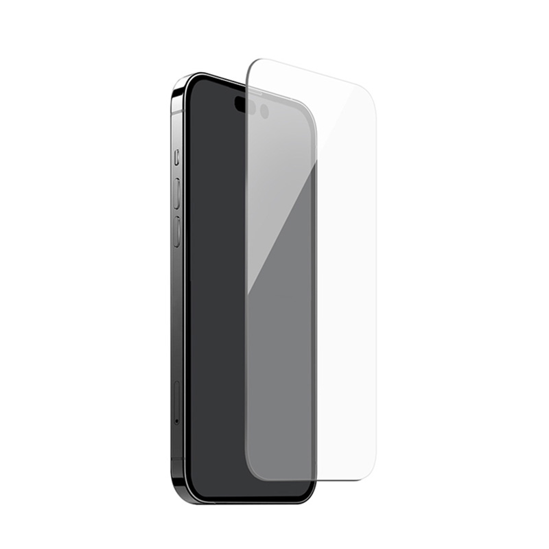 Puro Anti-Bacterial karastatud ekraanikaitseklaas seadmele iPhone 15 Pro Max, mikroobivastase kaitsega