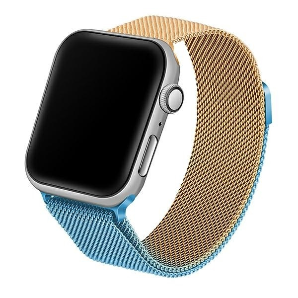 Beline Rihm Apple Watch Steel 42/44/45/49mm sinine-kuldne