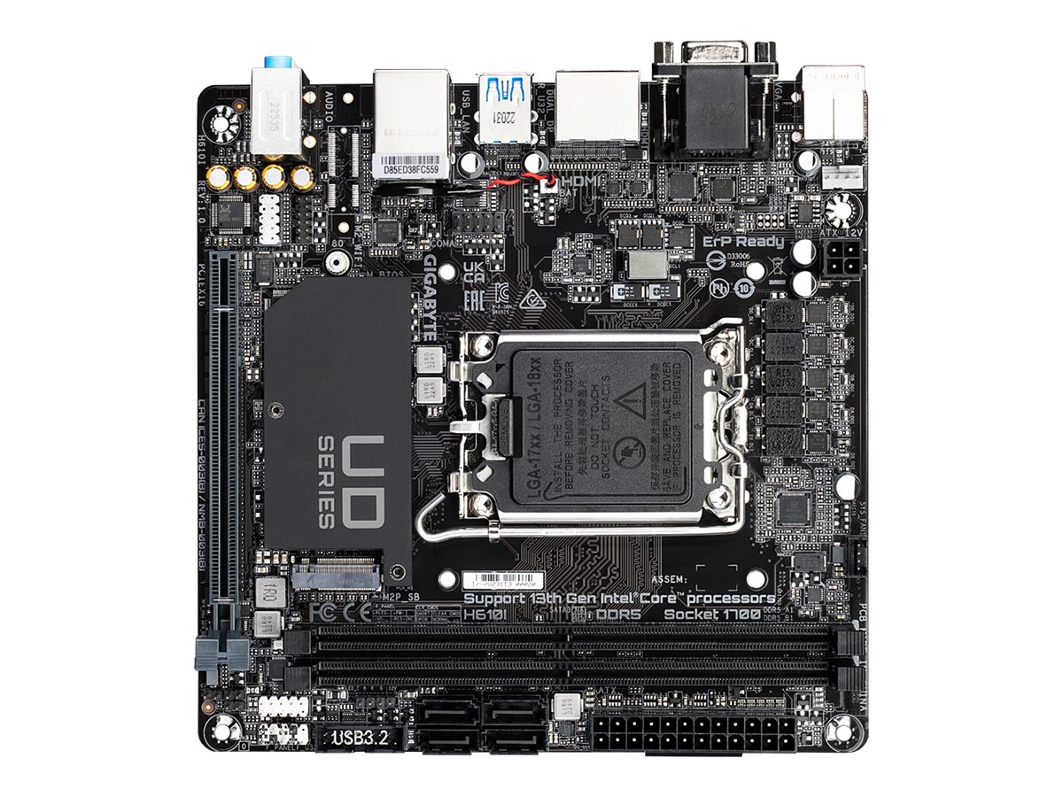 GIGABYTE H610I LGA1700 emaplaat