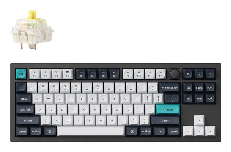 Juhtmevaba klaviatuur KEYCHRON Q3 Max RGB Carbon Black Q3M-M4