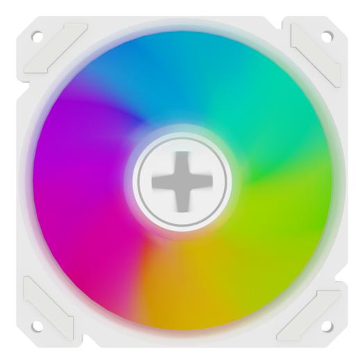 Korpuse ventilaator 120mm PWM ARGB valge Xilence XF066