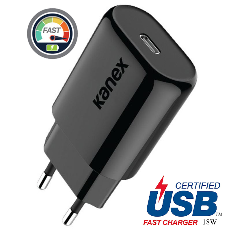 Kanex GoPower 18 W USB-C seinalaadija, must