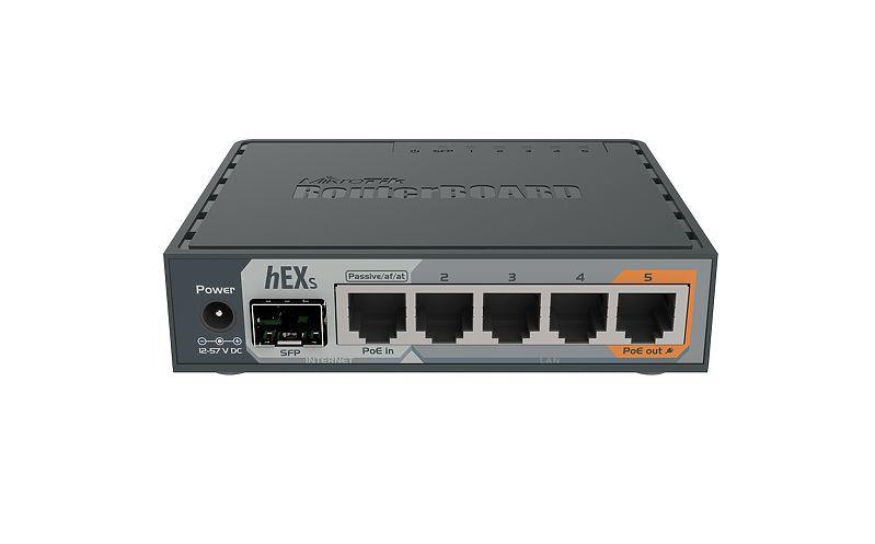 Võrgu ruuter MIKROTIK Hex S 5 porti 1000M
