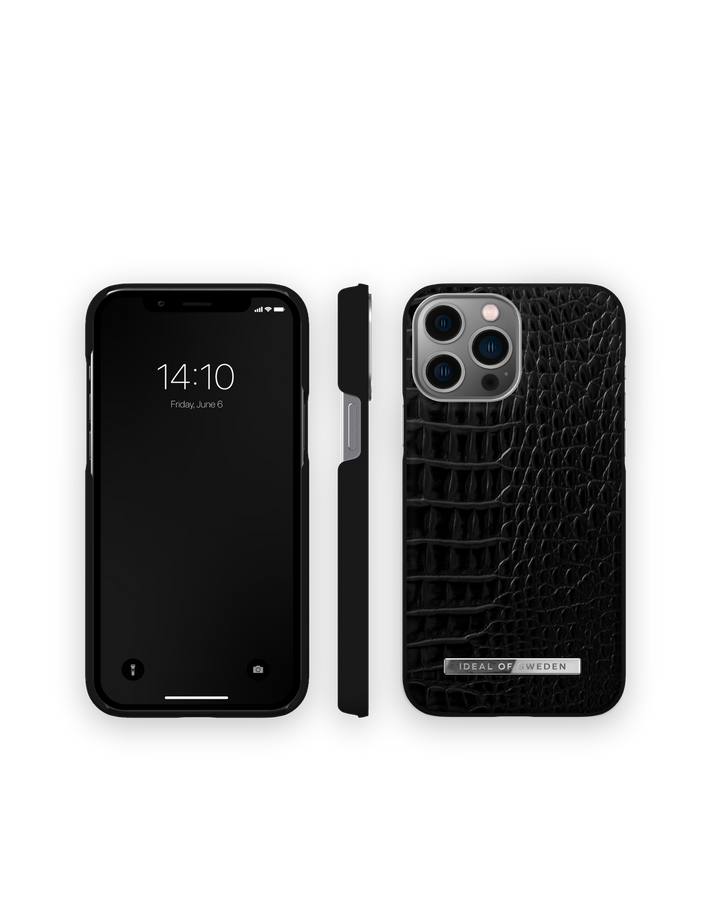 IDEAL OF SWEDEN IDACSS21-I2167-306 IPHONE 13 PRO MAX NEO NOIR CROCO SILVER ümbris