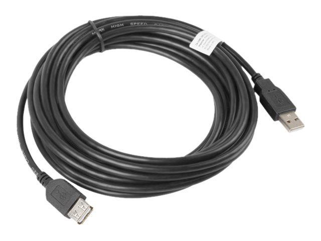 Lanberg USB 2.0 pikenduskaabel 5m must