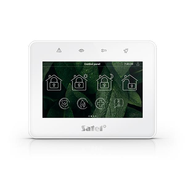 Satel Integra INT-TSG2R-W puuteekraan klaviatuur valge