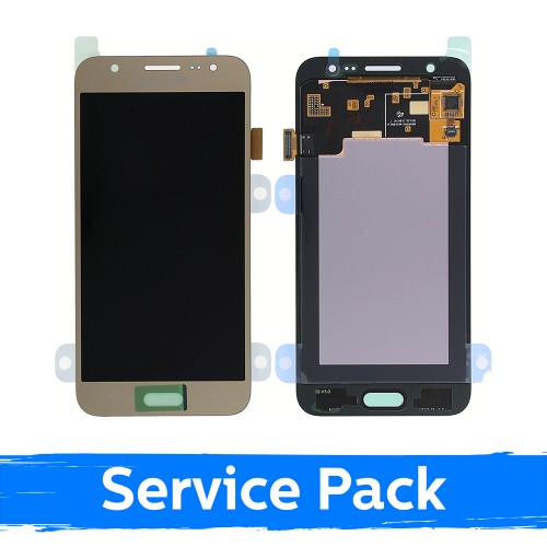 LCD Ekraan Ühildub Samsung J500 J5 Kuldne (Service Pack)