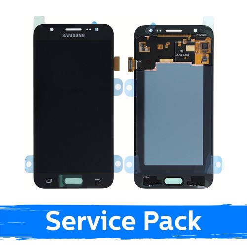 LCD Ekraan Ühildub Samsung J500 J5 Must (Service Pack)