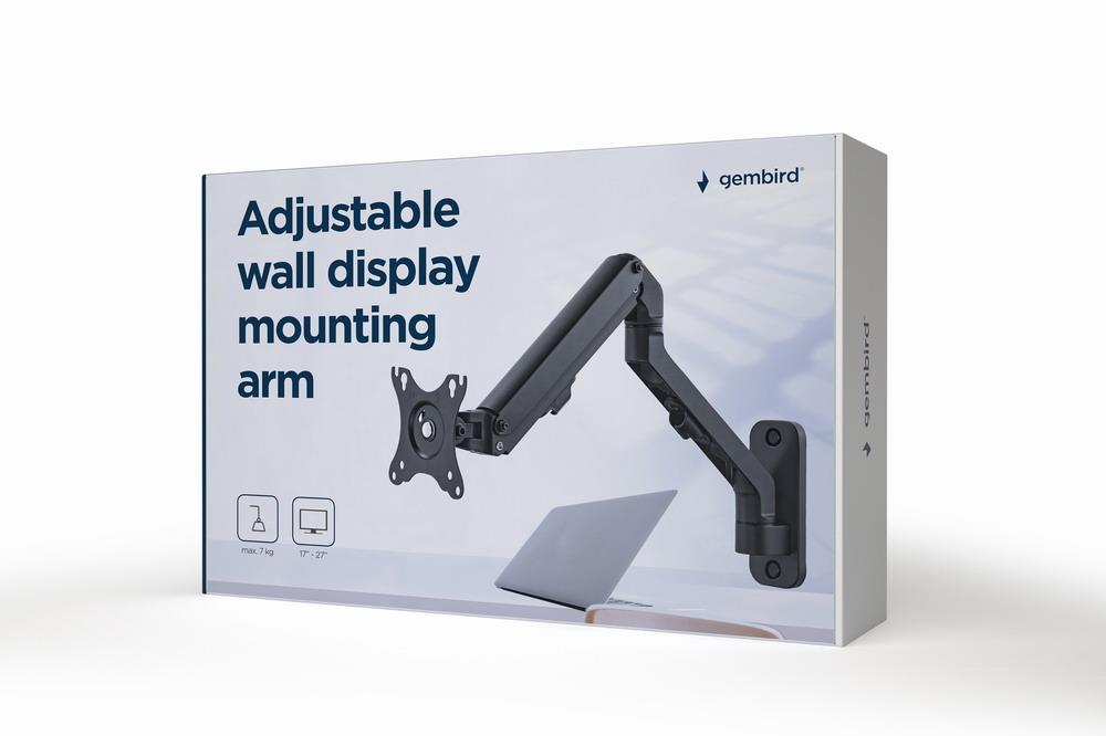 Gembird MA-WA1-02 monitori hoidja, kuni 27"
