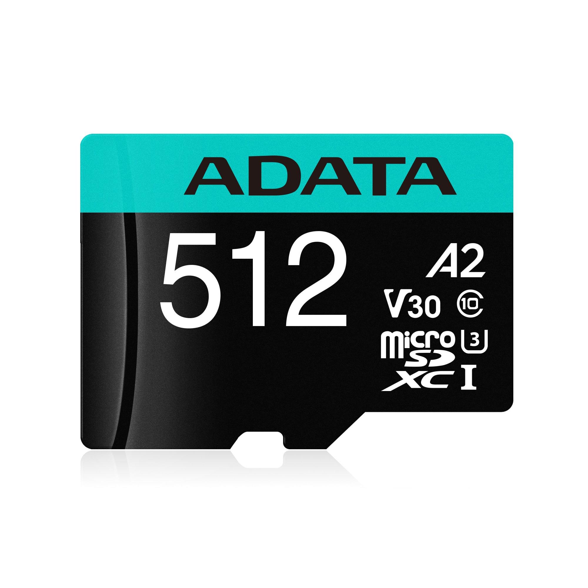 Micro SDXC mälukaart ADATA 512GB UHS-I adapteriga