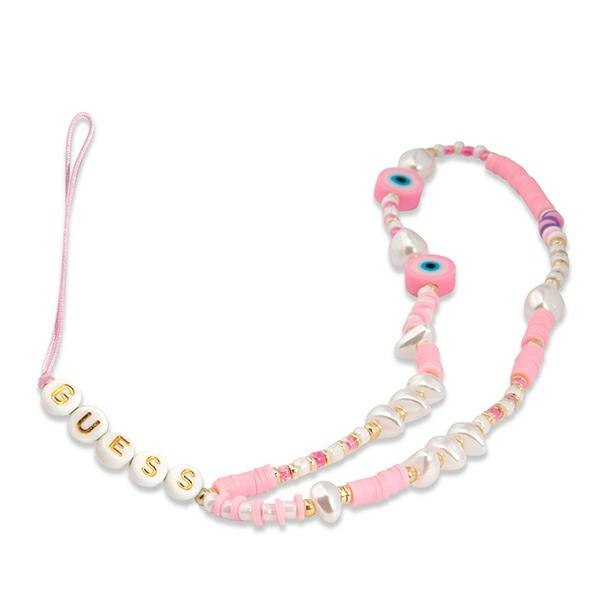 Guess Beads Shell GUSTSHPP helmestega telefoni randmerihm, roosa