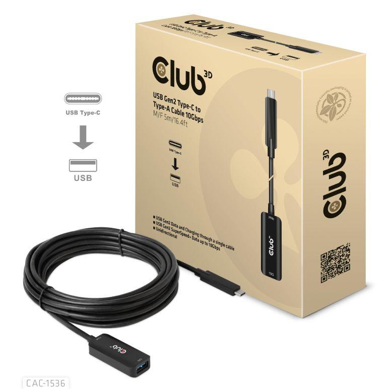 USB-C USB kaabel 5m CAC-1536 Club3D
