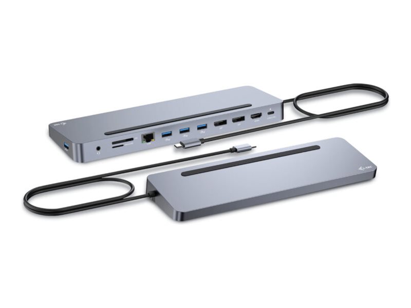 I-TEC USB-C metallist ergonoomiline 4K 3x displei