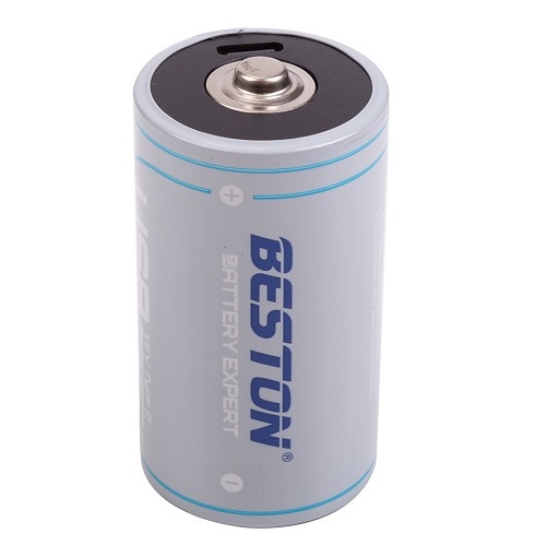 Rechargeable D Size Aku koos USB-C Port, 1.5V, 4000mAh, Li-Ion