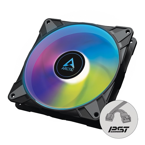 ARCTIC P14 PWM PST A-RGB Semi-Passive Ümbris Fan, 4-pin, 140mm, Must