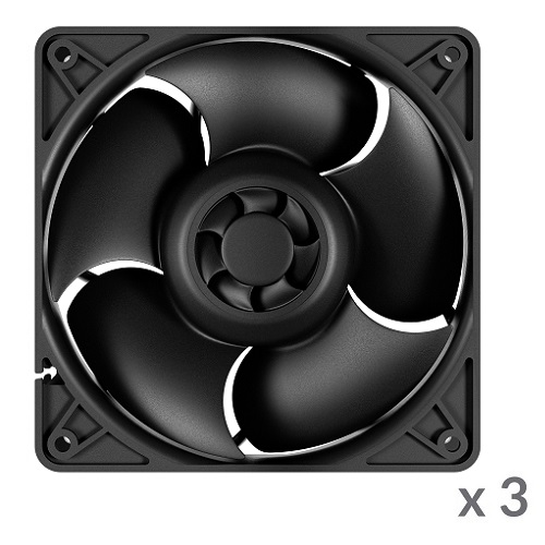 ARCTIC S12038-4K serveri ventilaatorid, 4-pin, 40mm, 3 tk