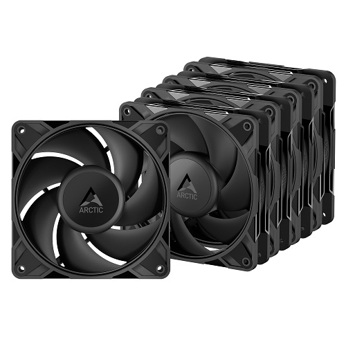 ARCTIC P12 PRO PWM PST High-Performance Fans x5, 4-pin, 120mm, must