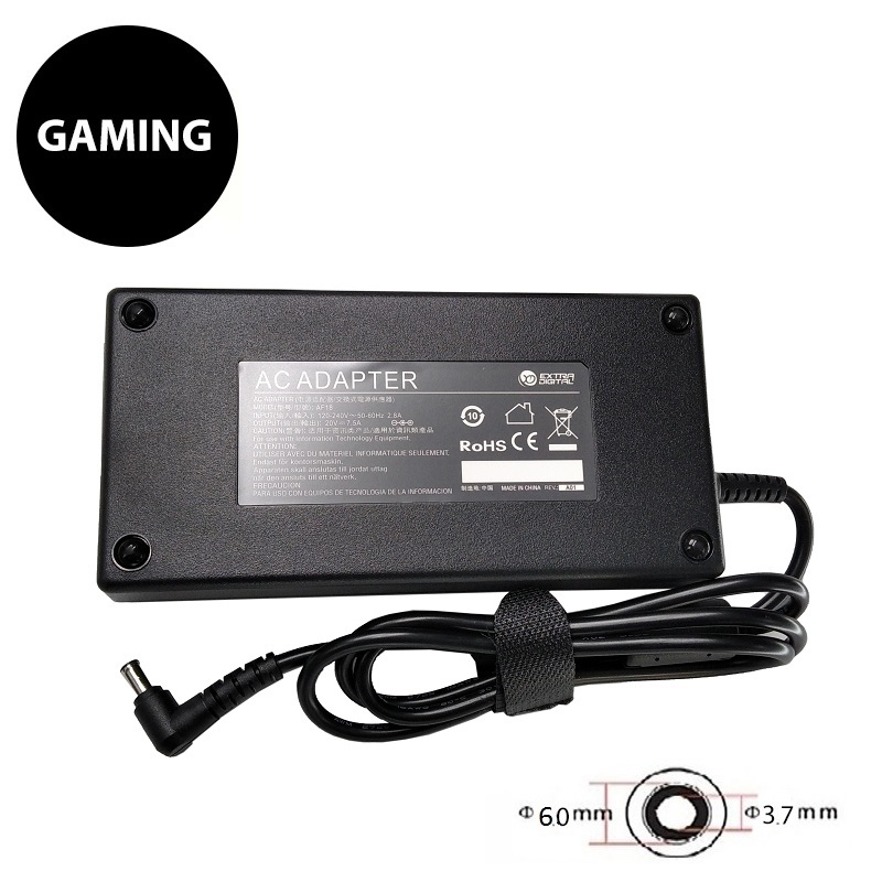 Sülearvuti toiteadapter ASUS 150W: 20V, 7.5A