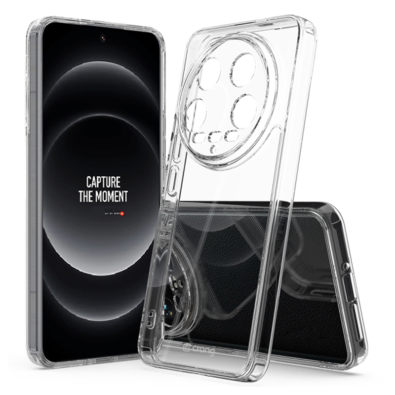 Crong Crystal Shield Cover ümbris seadmele Xiaomi 14 Ultra, läbipaistev