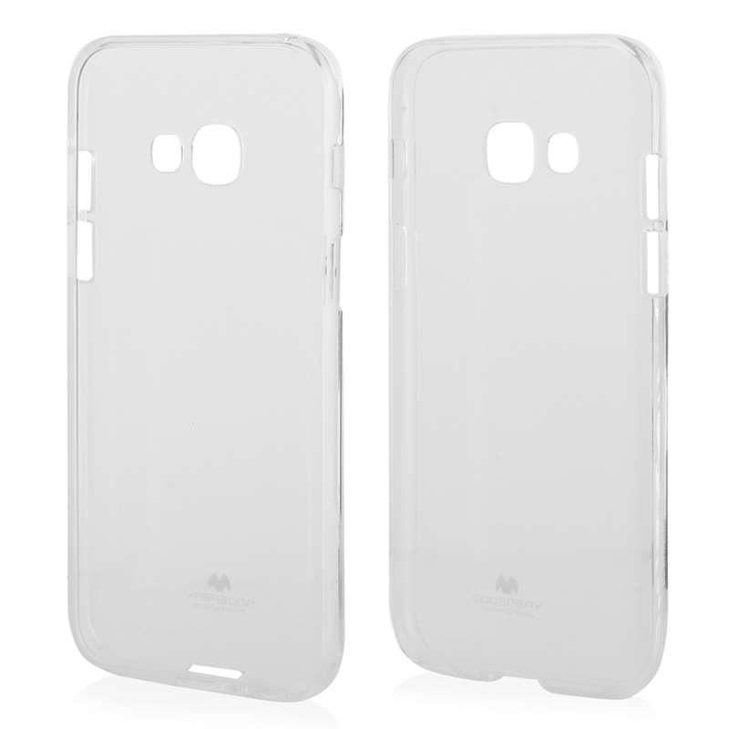Mercury Transparent Jelly ümbris seadmele Samsung Galaxy A3 (2017), läbipaistev