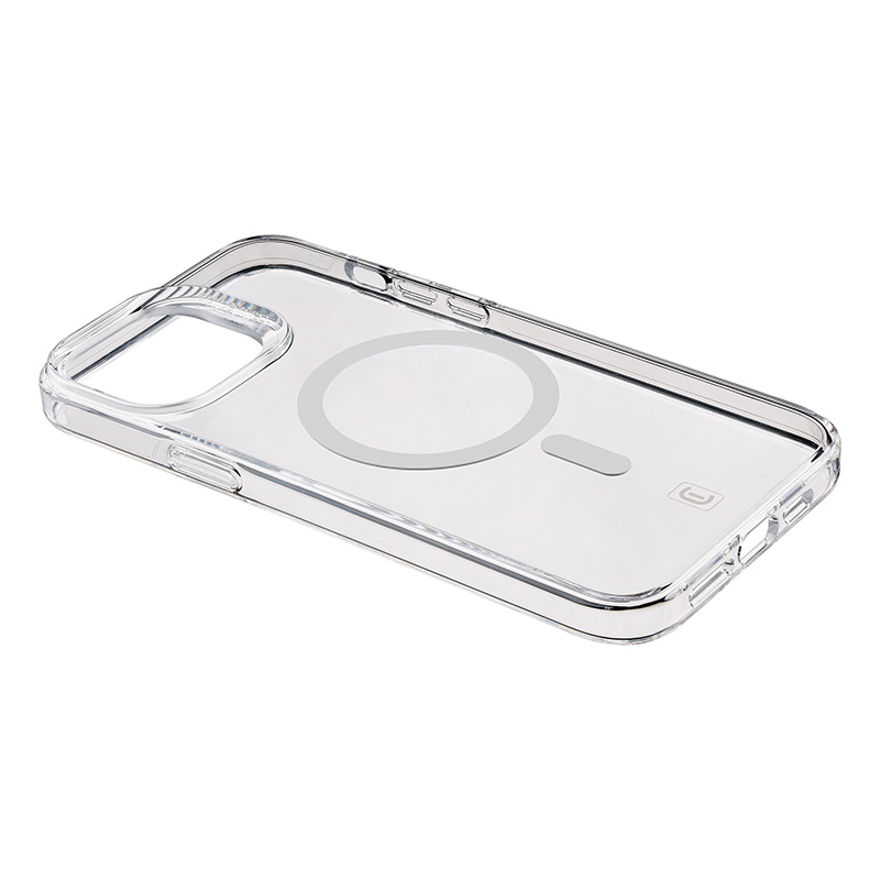 Cellularline Gloss Mag ümbris seadmele iPhone 15 Pro Max, MagSafe'iga ühilduv, läbipaistev