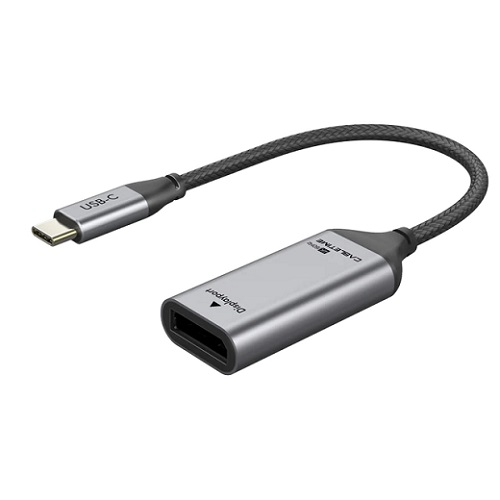 Adapter USB-C (M) to DisplayPort (F), 4K/60Hz, koos kuldne-plated connectors