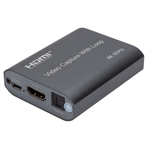 Video Capture koos Loop HDMI USB2.0, 4K 60Hz