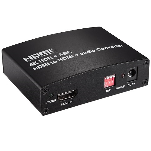 HDMI heli ekstraktor, HDMI kuni HDMI + heli, 4K 60Hz