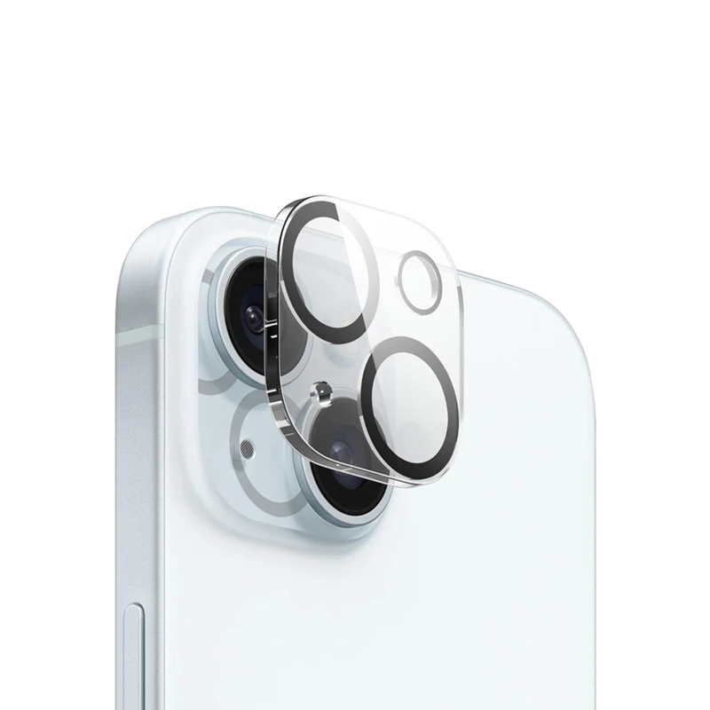 Crong Lens Shield kaameraobjektiivide kaitseklaas seadmele iPhone 15 / 15 Plus