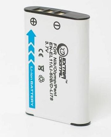 Nikon, aku EN-EL11, D-Li78, DB-80, Li-60B