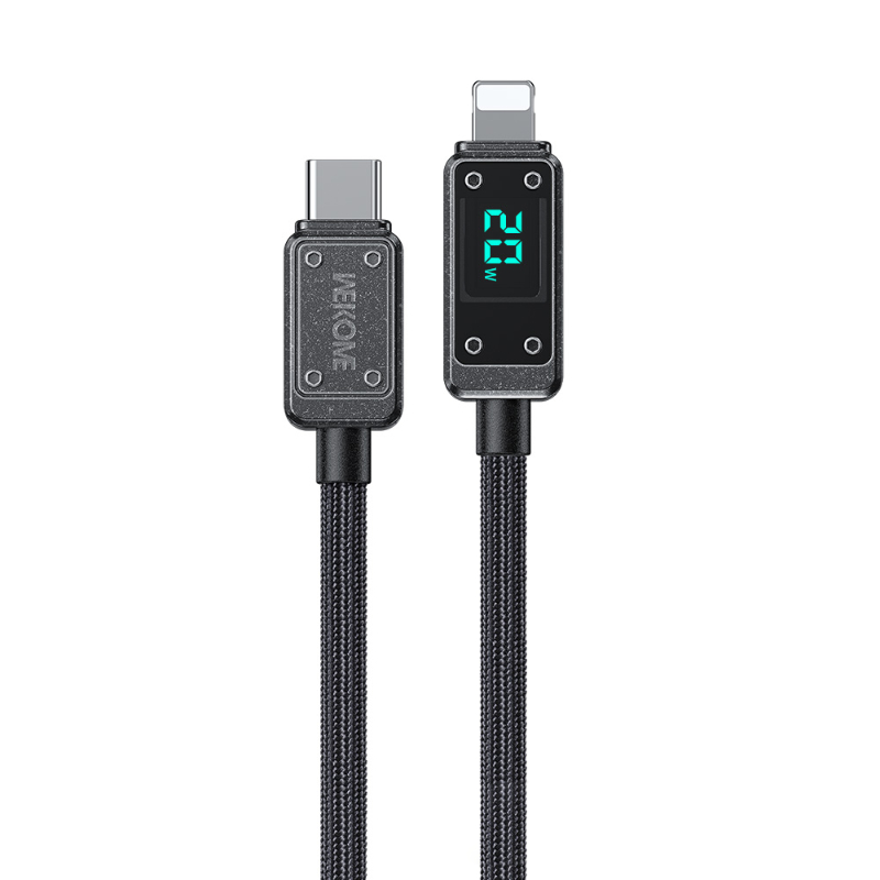 WEKOME WDC-08 Vanguard Series - USB-C to Lightning Fast Charging PD 20W 1m connection kaabel (Tarnish)