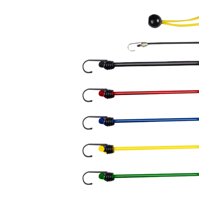 Dunlop elastsed pagasikummid konksudega, 18 tk