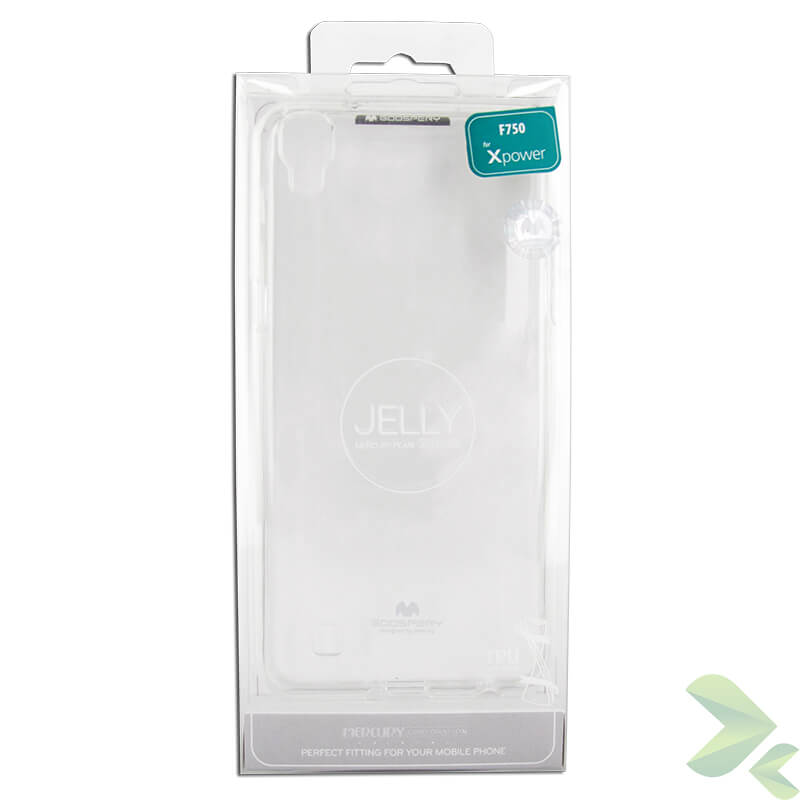 Mercury Transparent Jelly ümbris seadmele LG X Power, läbipaistev