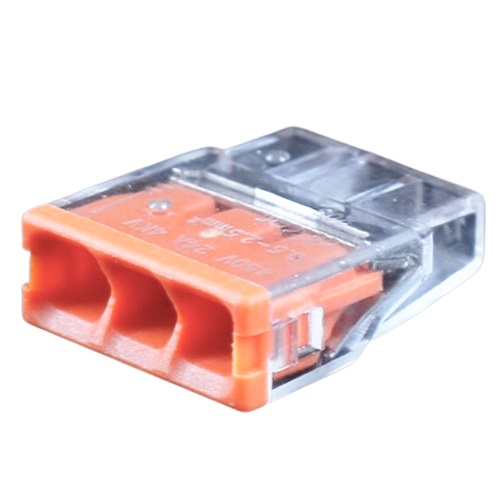 Juhtmete ühendusklamber, 3x 0.5-2.5mm², 24A, 450V, 100 tk