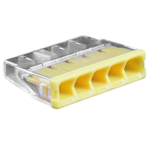 Juhtmete ühendusklamber, 5x 0.5-2.5mm², 24A, 450V, 100 tk