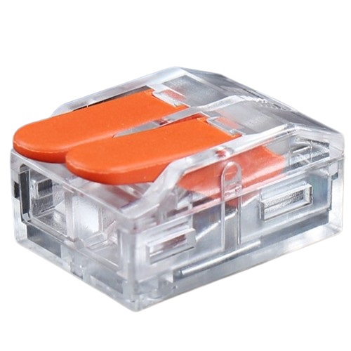 Splicing Connector koos Lever, 2x 0.5-6.0mm², 41A, 450V, 20pcs