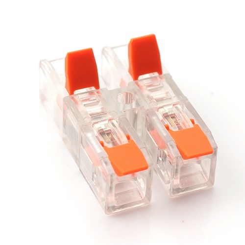 Splicing Connector, Inline koos Lever, 2-2, 0.2–4.0mm², 32A, 450V, 20pcs