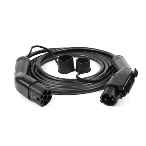 EV Charging Kaabel Type 1 (Female) - Type 2 (Male), 32A, 7.2kW, 1-phase, 5m