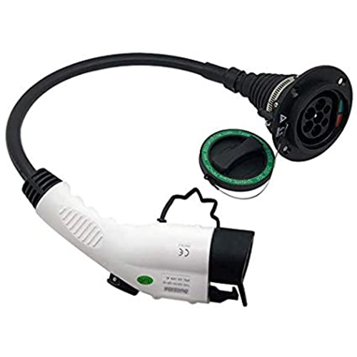 Electric Car Kaabel Adapter Duosida, Type 1 (Female) - Type 2 (Male)