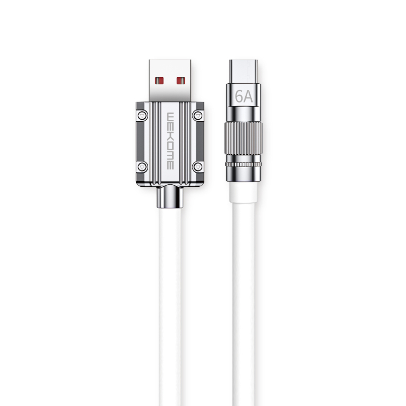 WEKOME WDC-186 Wingle Series - USB-A to USB-C Fast Charging Connection kaabel 1 m (valge)
