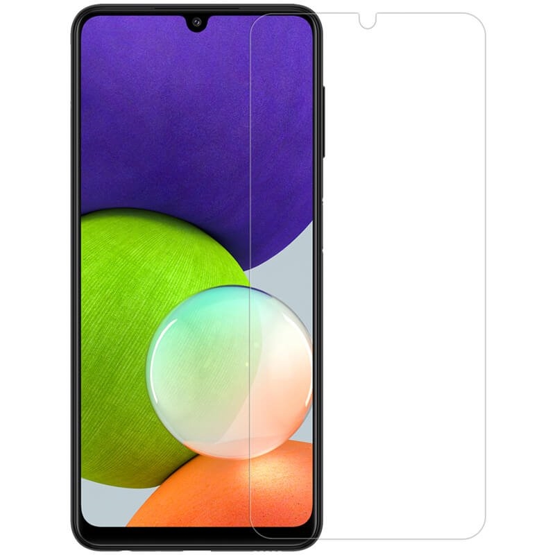 Nillkin Anti-Explosion Glass 2.5D karastatud ekraanikaitseklaas seadmele Samsung Galaxy A22 4G / LTE