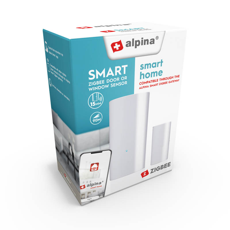 Alpina Zigbee nutikas akna avamise andur