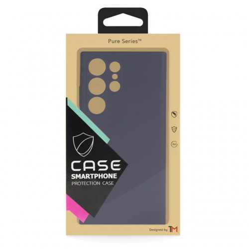 Phone Ümbris "TM Pure Silicone" jaoks Samsung G990 S21 FE / Charcoal Hall / (Blister)