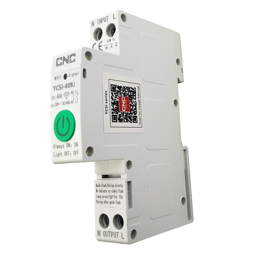 TUYA nutikas lüliti 1-kanal, Wi-Fi, 40A