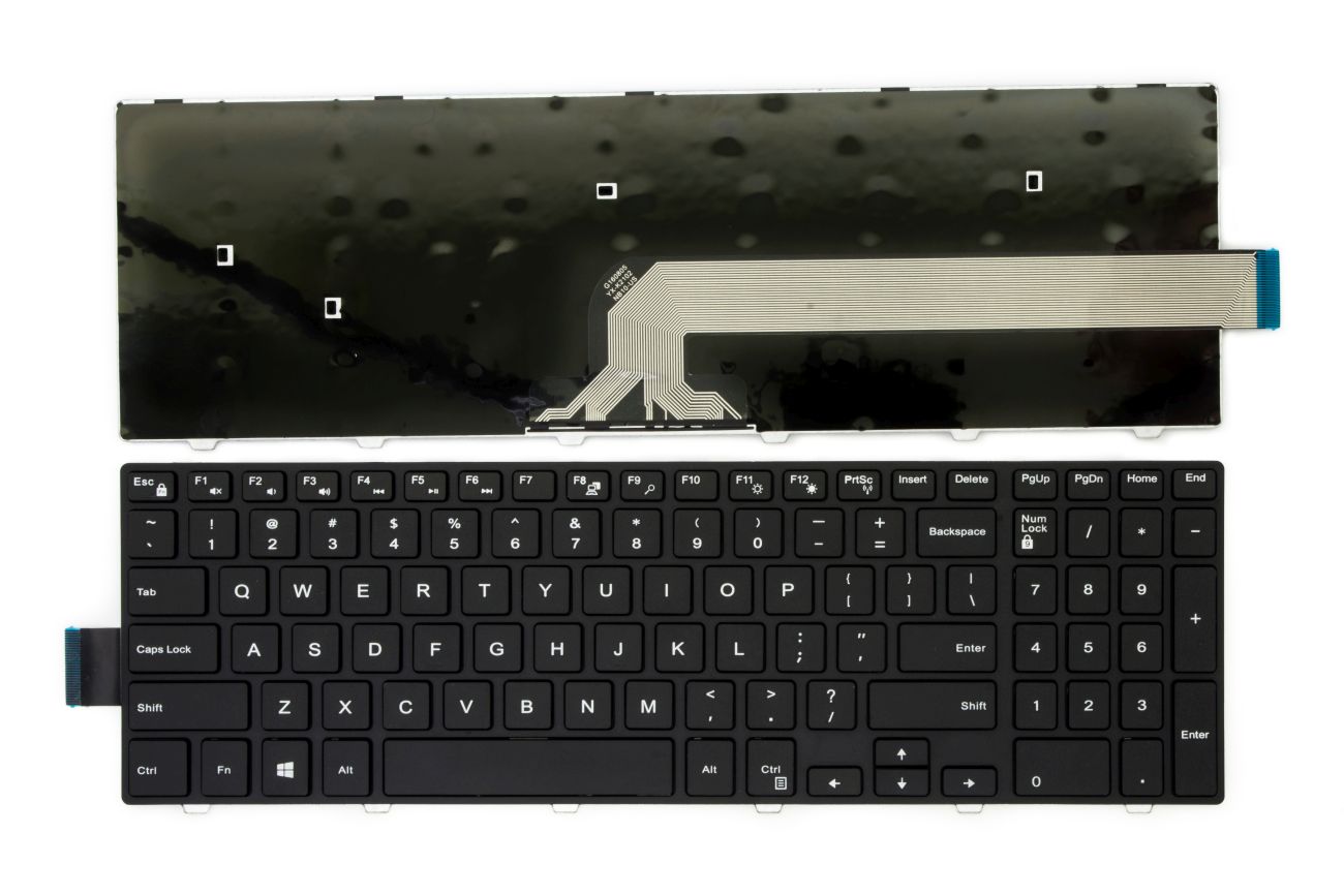 DELL Inspiron 15 klaviatuur mudelitele 3000, 5000, 3541, 3542, 3543, 5542, 5545, 5547