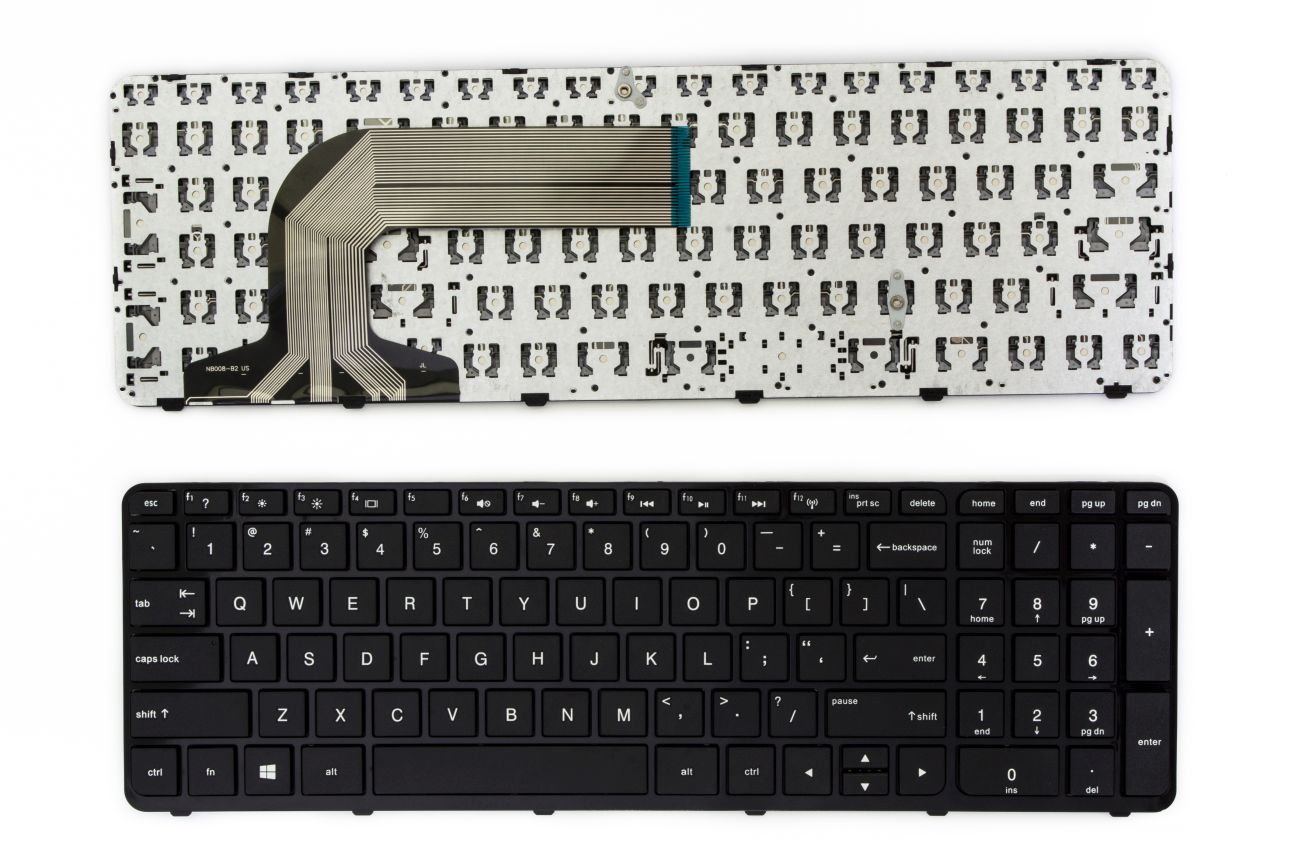 Keyboard HP: Pavilion 17-e152sr koos frame