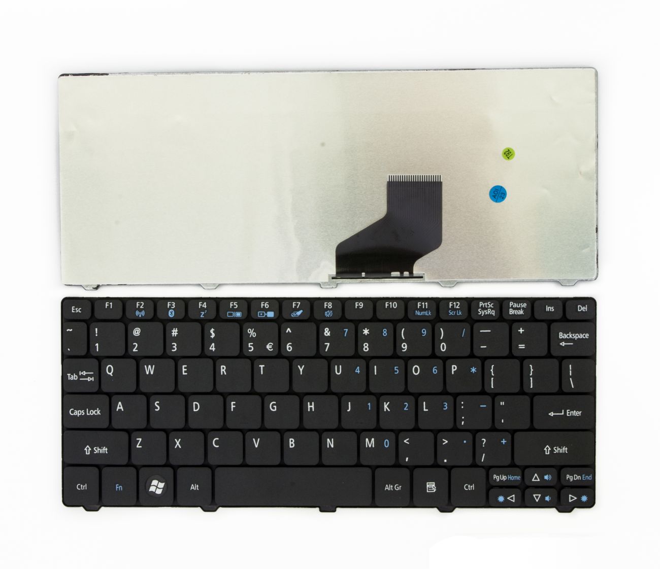 ACER Aspire One klaviatuur mudelitele 532H, 521, 522, 533, D255, D255E, D257, D260, D270
